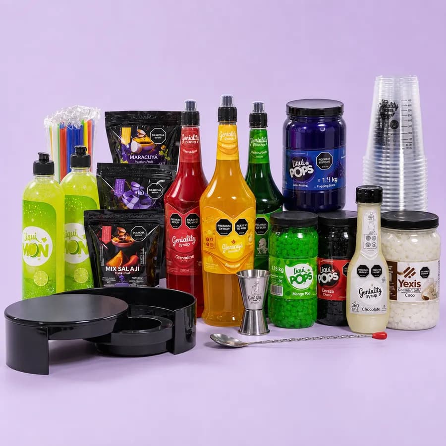 Kit emprendedor 2 bubble tea