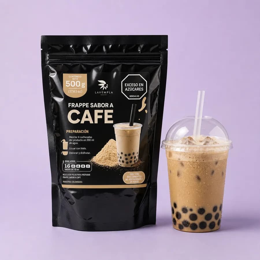 Premezcla de bubble tea sabor café